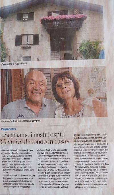 Poggiridenti Casa Coloriヴィラ エクステリア 写真